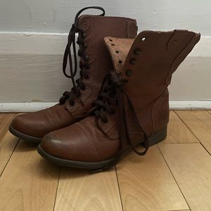 Zigi-soho Brown combat boots size 6 1/2
